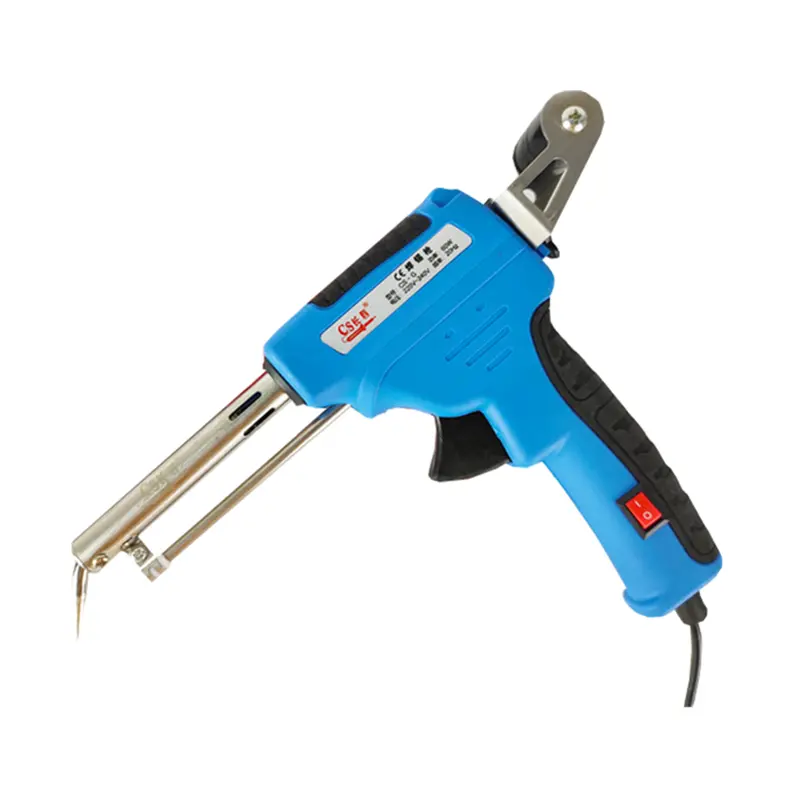 60W 220V Electric Soldering Iron Automatic Send Soldering Tin Pen Welding Tools Blue 1