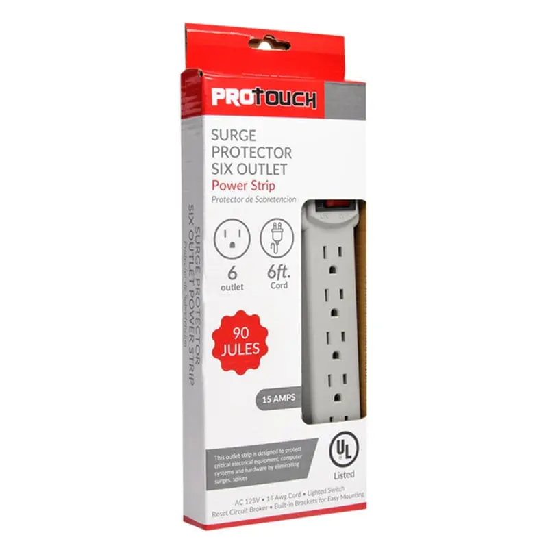 6Ft. Surge Protector Outlet Ch48110 1
