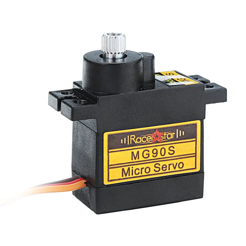 6Pcs Racerstar Mg90s 9G Micro Metal Gear Analog Servo For 450 Rc Helicopter Rc Car Boat Robot 2