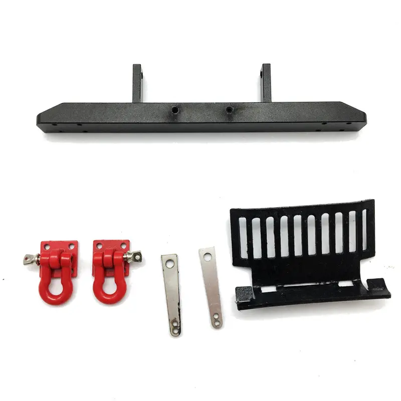 6Pcs Wpl B36 Upgraded Metal Front Bumper Kit 1/16 Rc Car Spare Parts 1