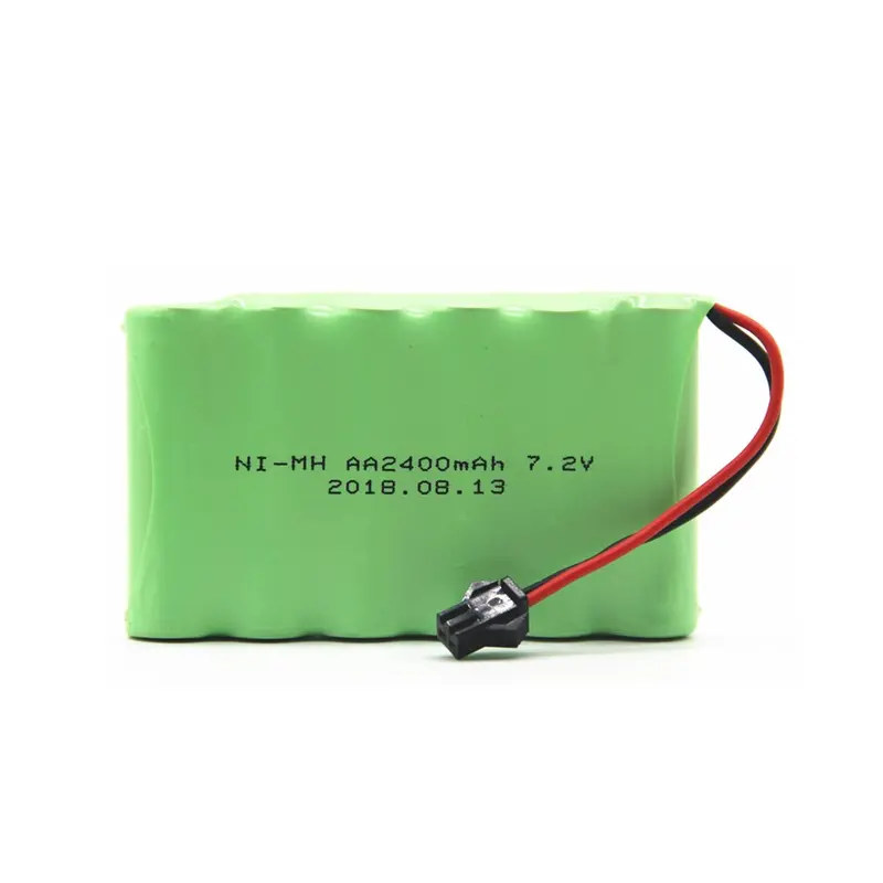 7.2V 2400Mah Aa Ni-Mh Battery With Charger High Capacity Electric Toy Battery Remote Car Ship Robot Rechargeable 7.2 V 2400 Mah 11