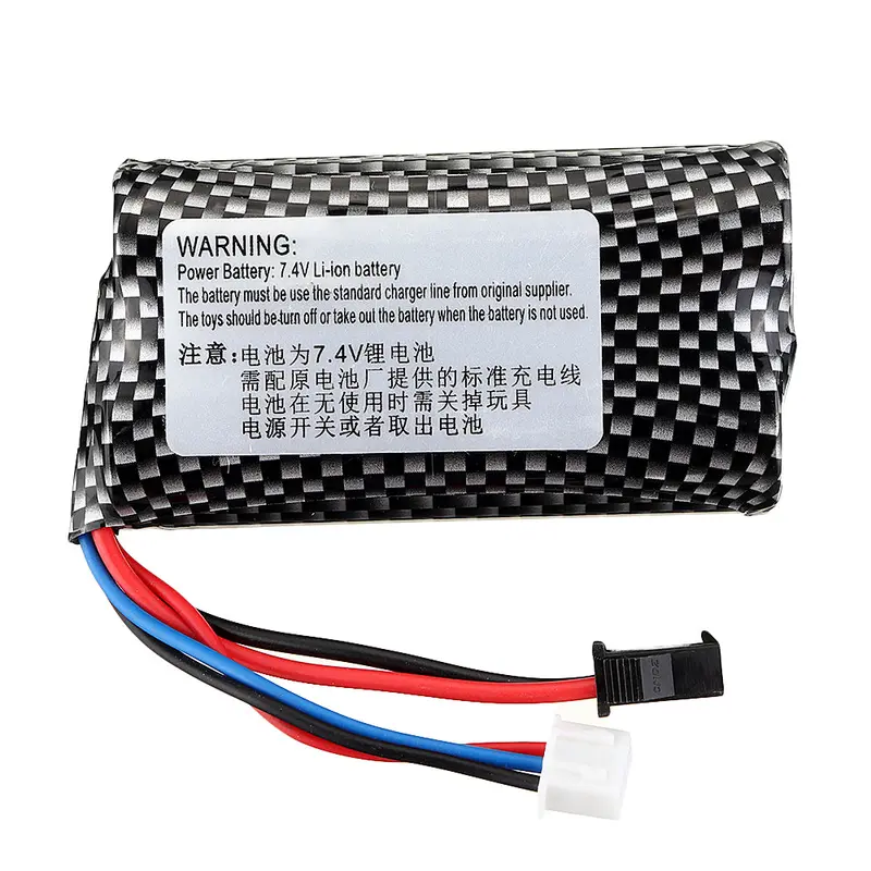 7.4V 1300Mah Lipo Battery For Wpl B1 B16 B24 B36 C1 C24 C34 Jjrc Q60 Q61 Q65 Mn 90 Rc Car Parts 1