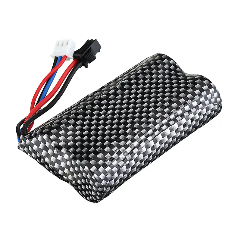 7.4V 1300Mah Lipo Battery For Wpl B1 B16 B24 B36 C1 C24 C34 Jjrc Q60 Q61 Q65 Mn 90 Rc Car Parts 2