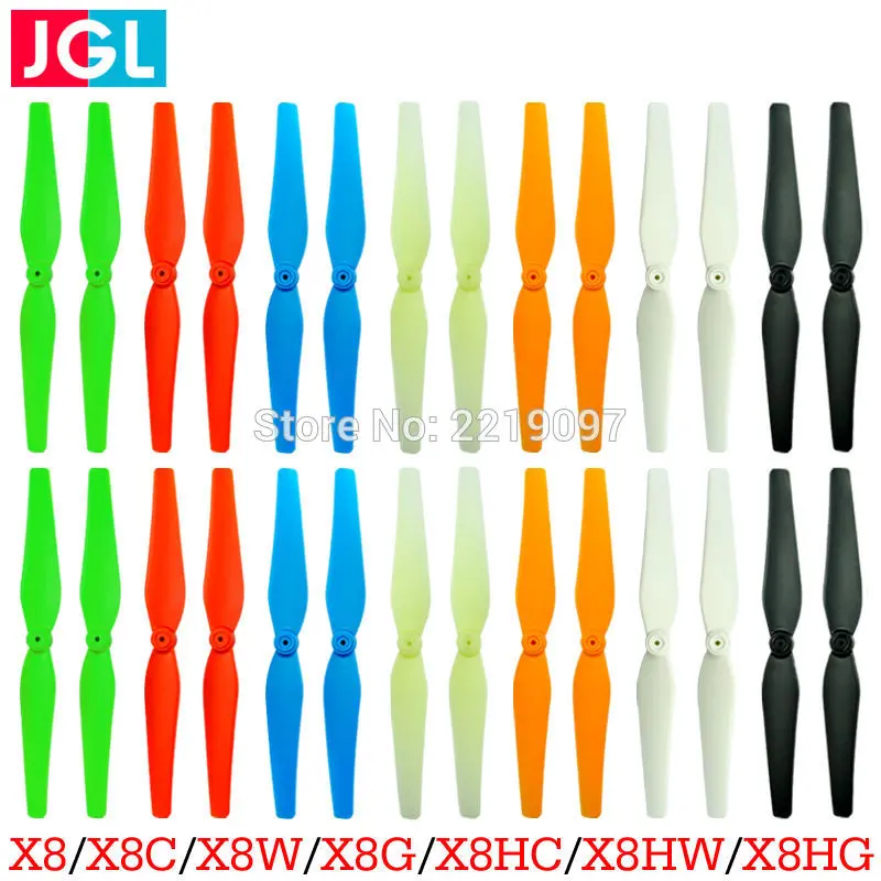 7 Color Main Blade Propeller Syma X8 X8c X8w X8g Rc Drone Spare Parts Set Quadcopter X8hc X8hw X8hg Blade Accessories Helicopter 1