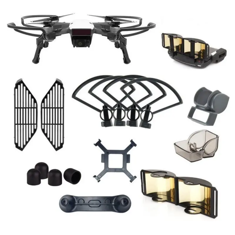 8 Pack Bundle Combo Propeller Guard Landing Gear Hood For Dji Spark 1