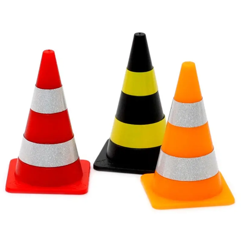 8Pcs Orlandoo-Hunter Mini Road Cone With Sticker For Oh32a02 Oh32a03 1/32 Rc Car Model Parts 1