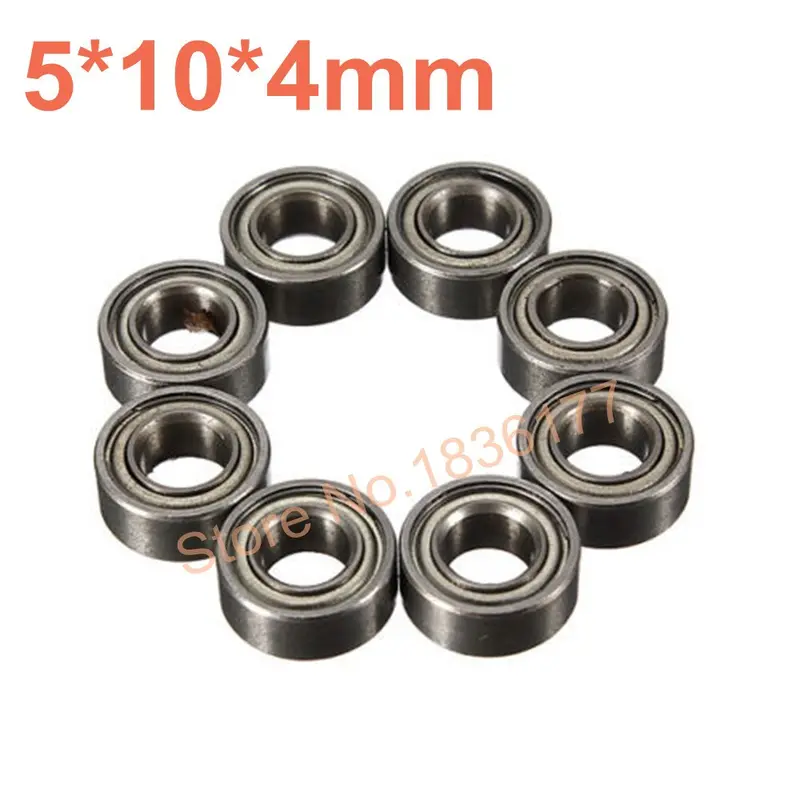 8Pcs/Set Hsp Parts 02139 8P Ball Bearing 5*10*4Mm Himoto 31044 Baja For 1/10 Rc Model Car 1