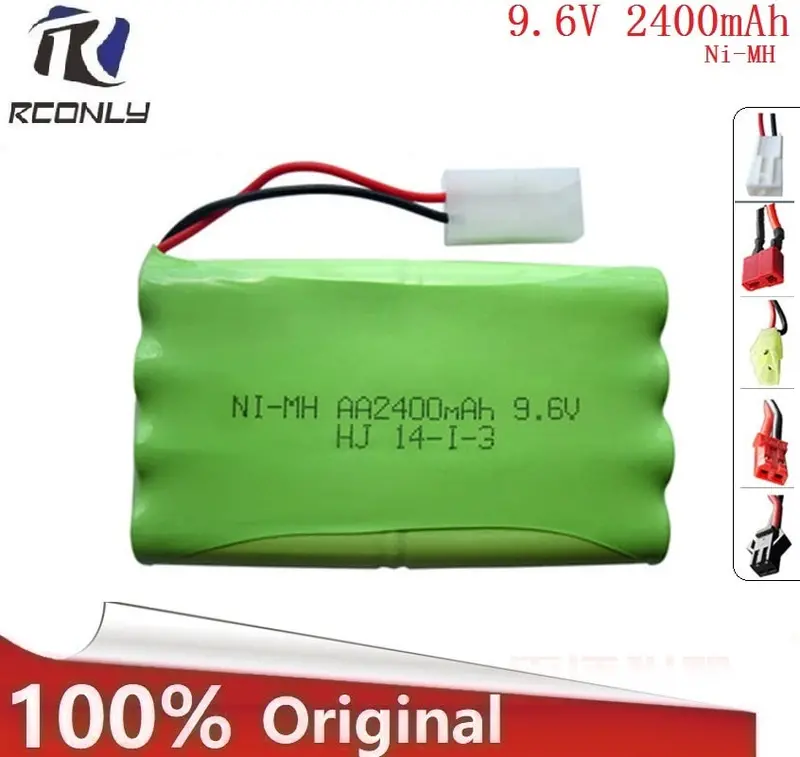 9.6V 2400Mah Remote Control Toys Electric Toy Security Facilities Electric Toy Aa Battery 9.6 V Battery Group Sm/T/Jst Plug 1