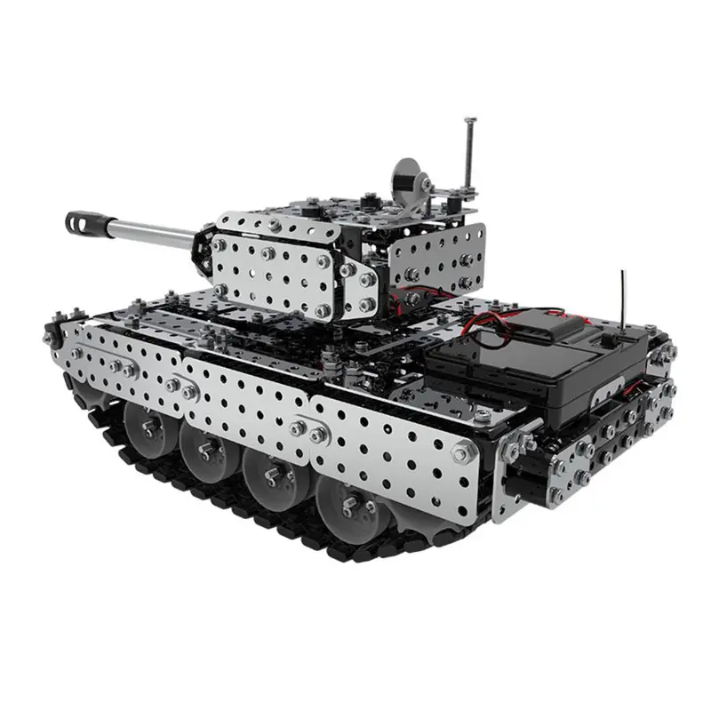 952Pcs Remote Control Rc Tank Wars Military Model Building Blocks Bricks Toy With A High Sensitive Transmitter 1