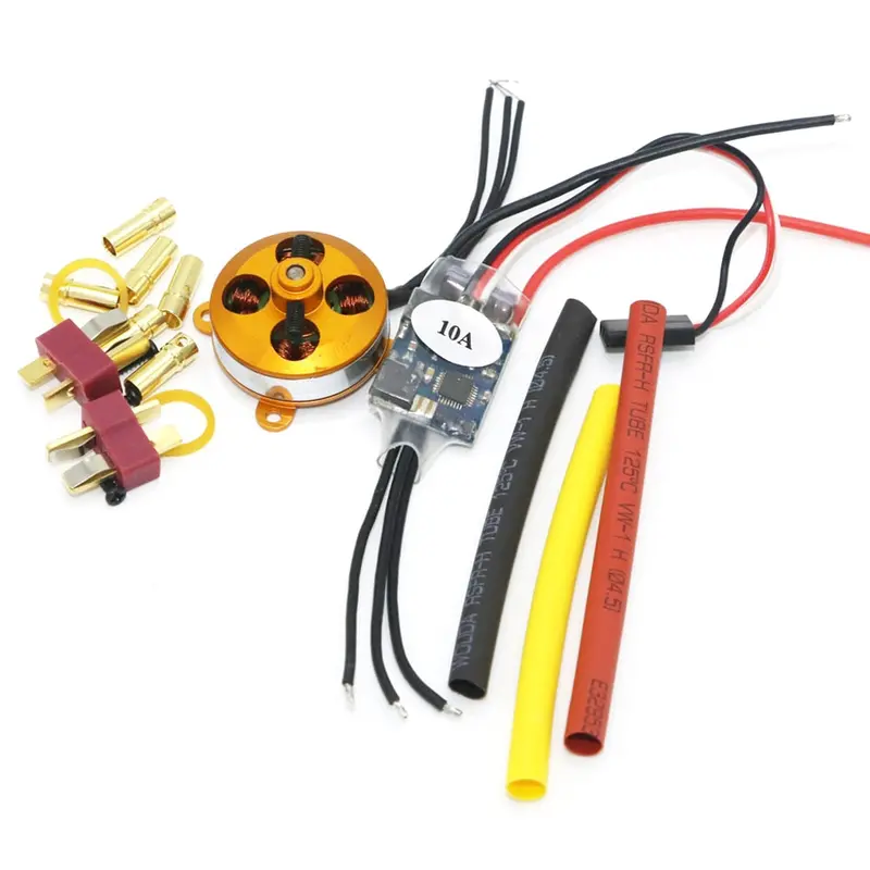 A 2204 A2204 7.5A 1400Kv 50W Sp Micro Brushless Motor W/ Mount + 10A Esc For Rc Aircraft/Kk Copter Quadcopter Ufo 1
