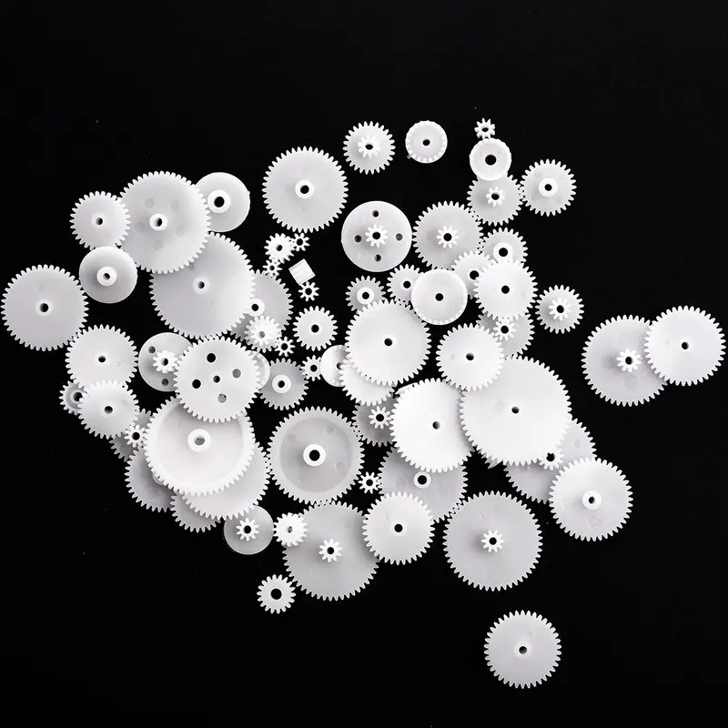 Abwe Different Styles White Plastic Gear Set 58 Pcs For Rc Toys 1