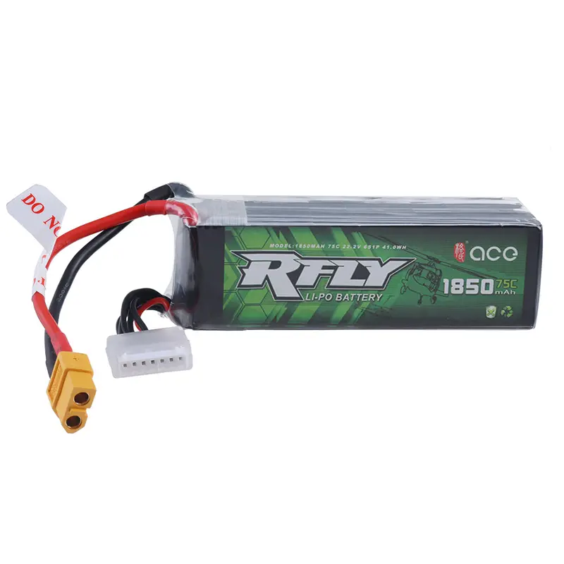 Ace Rfly 22.2V 1850Mah 75C 6S Lipo Battery Xt60 Plug For Rc Racing Drone 1