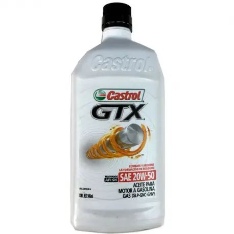 Aceite Para Motor Castrol Gtx 20W50 Caja 12Pz 1