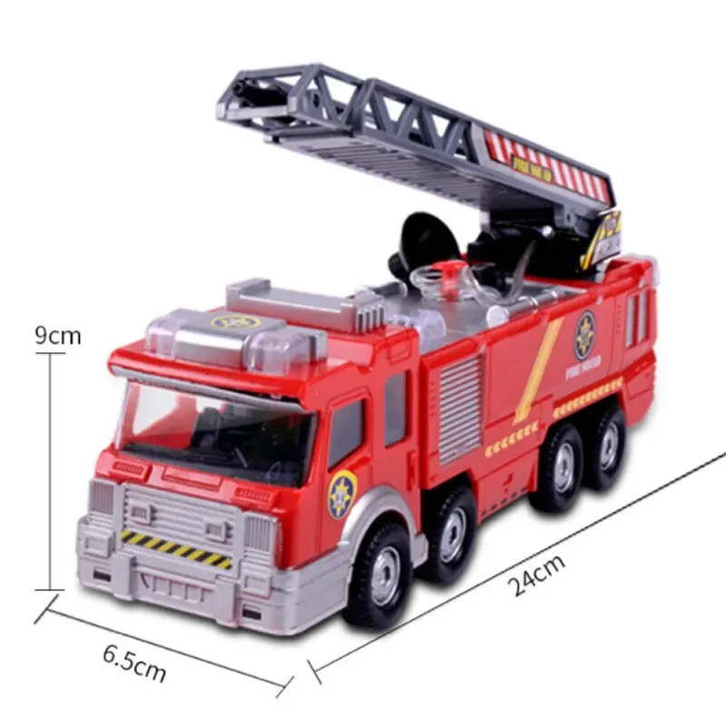 Activities Children's Toys Fire Truck Wholesale Electric Universal With Light Can Spray Simulation Remote Control Car Toys 1