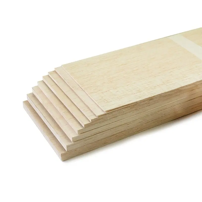 Aeorc Aaa+ Balsa Wood Sheet Ply 500Mm Length 100Mm Width 1.5/2/3Mm Thickness For Rc Airplane 1