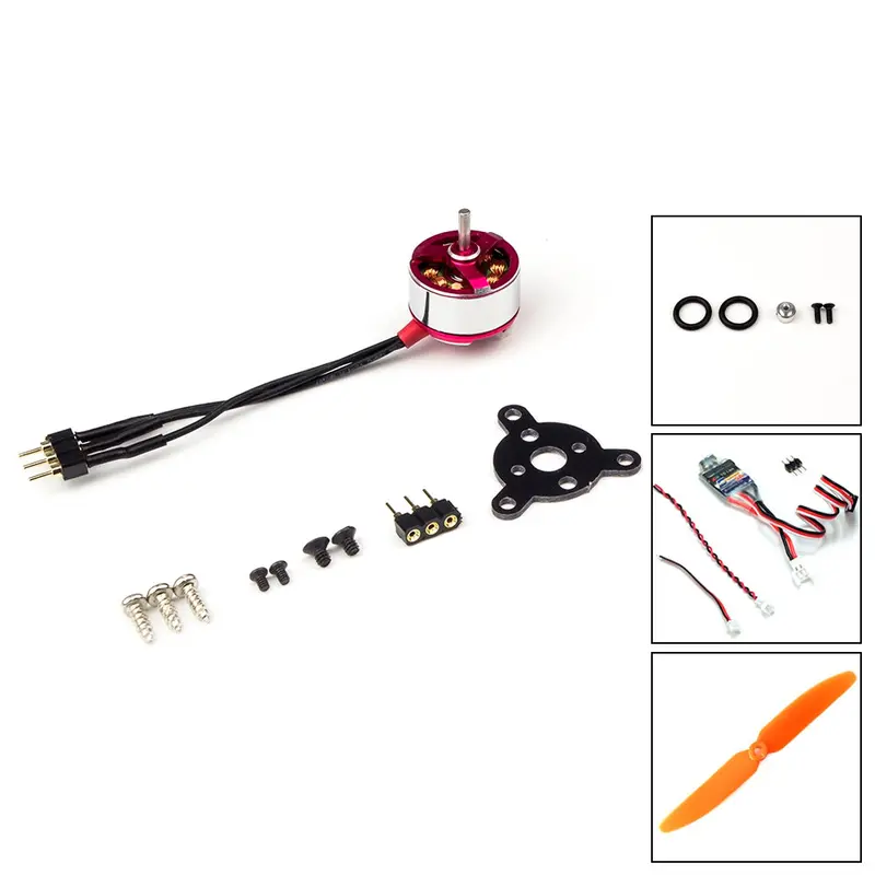 Aeorc Rc Power Combo Mm1104 1104 Kv3700 3700Kv Brushless Motor +1S/2S 5A Esc+5030 Prop For Rc Fixed Wing Airplane Plane 1