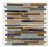 Africa Colonial Glass Mosaic  12"X12" 1