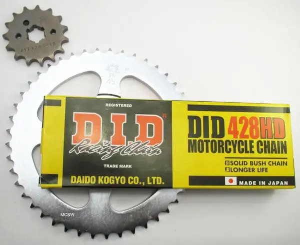 Ag100 Yamaha  Chain And Sprocket Set 1