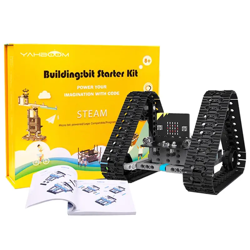 Age 8+ Kids Assembled Building Block High Tech Car Robot Kit For Micro:Bit Stem Robotics Programmable Diy Toy Scientific 1