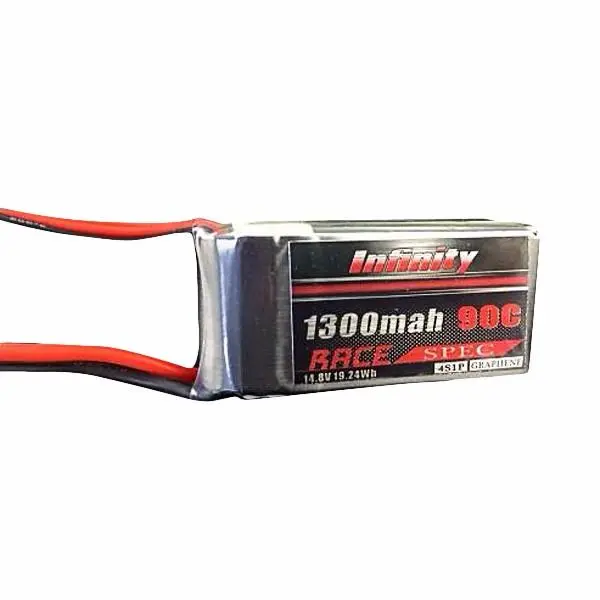 Ahtech Infinity 1300Mah 14.8V 90C 4S1p Race Spec Lipo Battery For Rc Drone 1