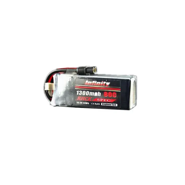 Ahtech Infinity 1300Mah 80C 5S1p Race Spec 18.5V 24Wh Lipo Battery For Fpv Racing 1