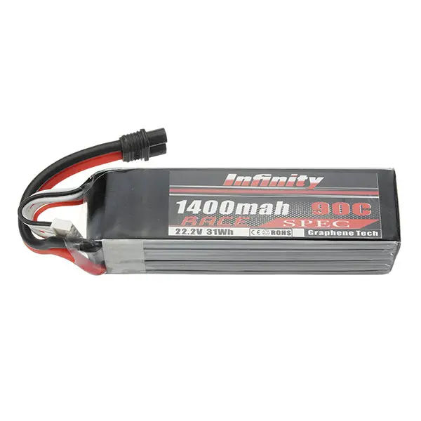 Ahtech Infinity 6S 22.2V 1450Mah 110C Graphene Lipo Battery 6S1p With Xt60 Sy60 Plug For Rc Drone 2