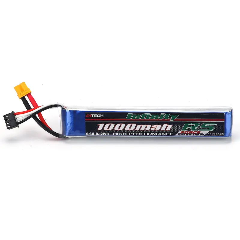 Ahtech Infinity 9.6V 1000Mah 20C 3S Lipo Battery Xt30 Plug For Rc Racing Drone 1