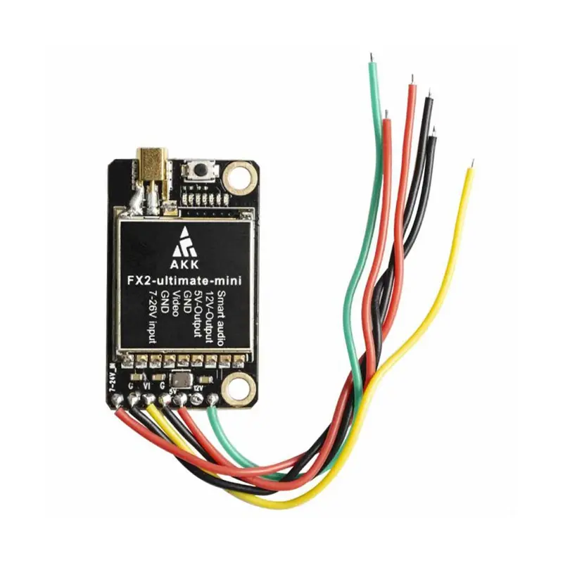 Akk Fx2 Mini International 5.8Ghz 40Ch 25Mw/200Mw/600Mw/1000Mw Switchable Fpv Transmitter For Drone Quadcopter Parts W/ Heatsink 1