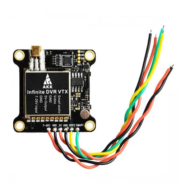 Akk Infinite Dvr Vtx 25/200/600/1000Mw Power Switchable Fpv Transmitter Support Smart Audio 1