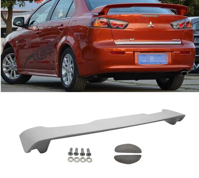 Aleron De Plastico Abs Para Mitsubishi Lancer 2008 - 2015 1