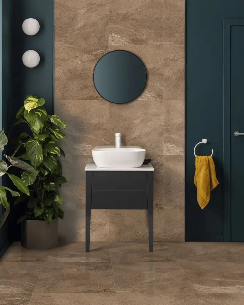 Alfa Brown Porcelain Floor And Wall Tile 24" X 24" 1