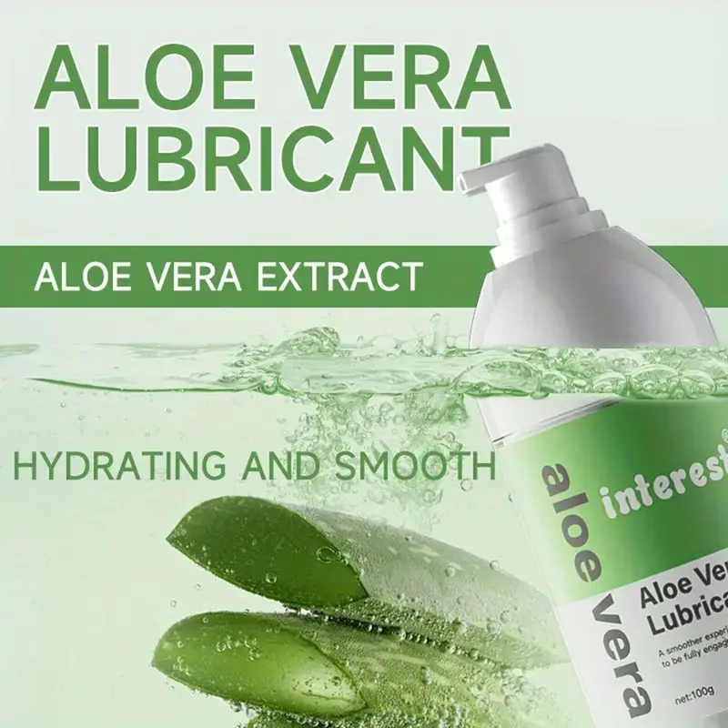 Aloe Vera Natural Plant-Based Water Lubricant. 1