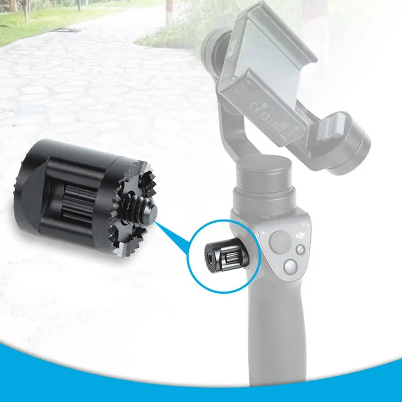 Aluminum Alloy 1/4 Adaptor Converter Extending Adapter Mount For Dji Osmo / Osmo+ / Osmo Mobile Gimbal 1