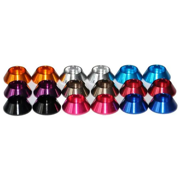 Aluminum Alloy M3 Hexagon Screw Cup Shaped Washer 5Pcs Set 1