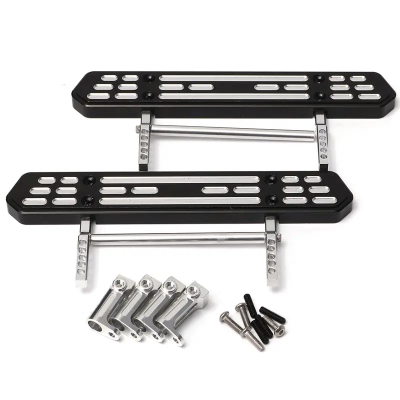 Aluminum Side Step Plate Padels Set For Axial Scx10 1/10 Rc Crawler Car 1