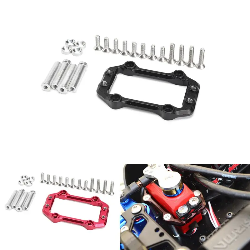 Aluminum Steering Servo Mount For Arrma Kraton Senton Tailon Typhon Outcast Rc Car Parts 1