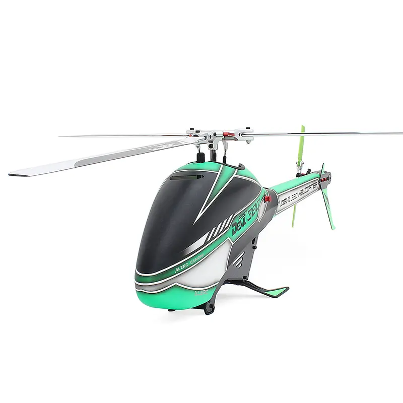 Alzrc Devil 380 Fast 6Ch 3D Three Blade Rotor Tbr Rc Helicopter Kit 1