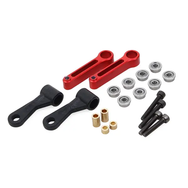 Alzrc Devil 505 Fast Rc Helicopter Metal Radius Arm Set Red 1
