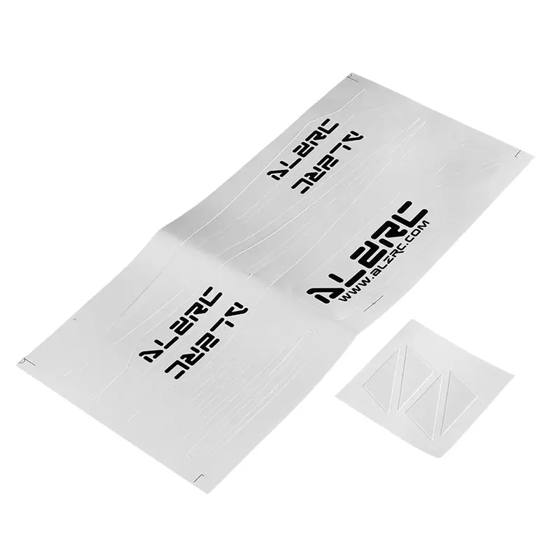 Alzrc Devil 505 Fast Rc Helicopter Parts Carbon Fiber Landing Skid Color Sticker White 1
