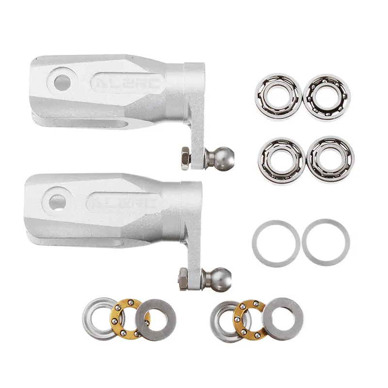 Alzrc Devil 505 Fast Rc Helicopter Parts Metal Tail Rotor Holder Silver 1