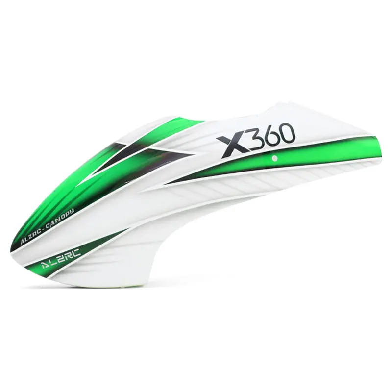 Alzrc Devil X360 Rc Helicopter Fiberglass Painting Canopy Yellow/ Green/ Red/ Blue/ Purple 4