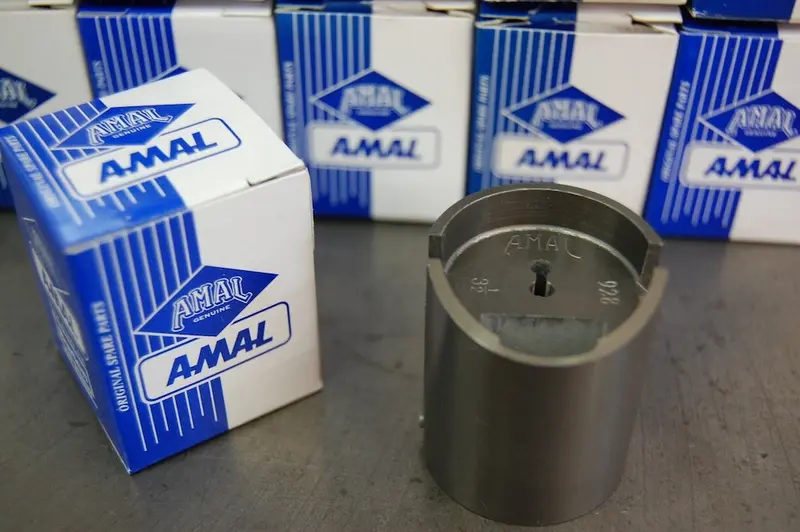 Amal Hard Anodized Throttle Slides 1