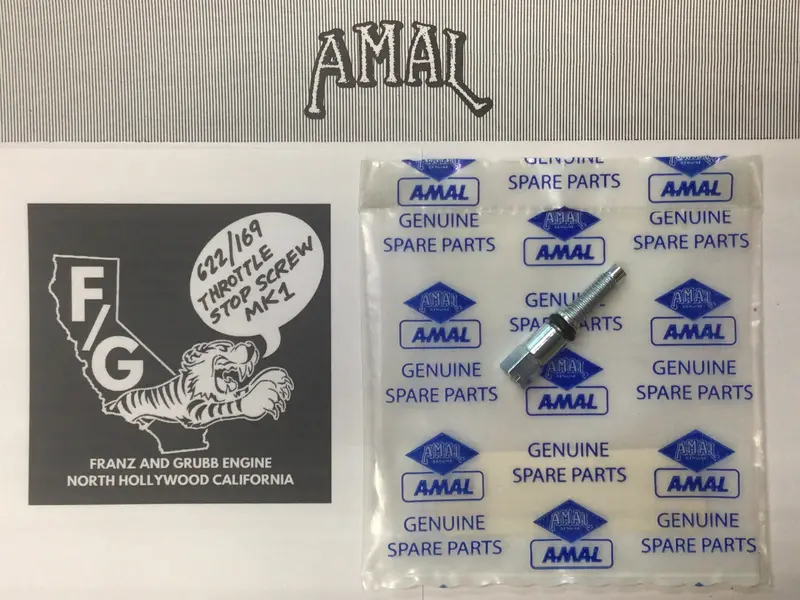 Amal Mk1 Concentric Extended Throttle Stop Screw 1