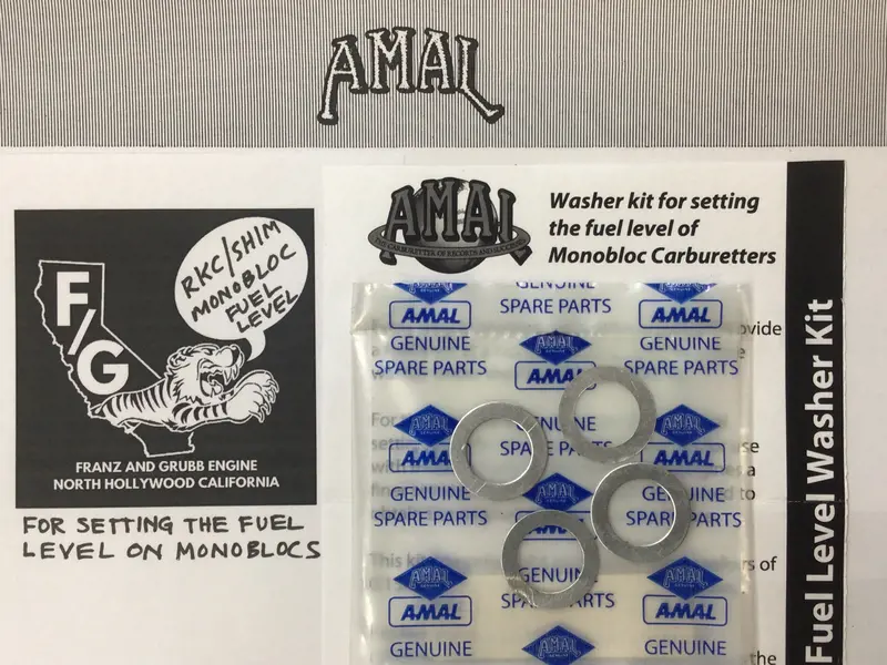 Amal Monobloc Float Shim Kit 1