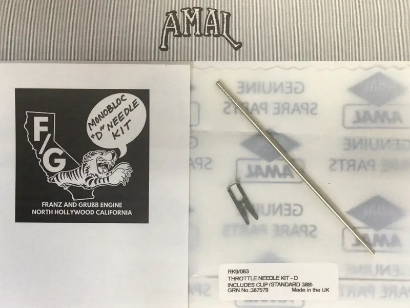 Amal Monobloc Needle Kit 1