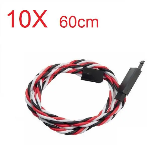 Amass 60 Core 60Cm Anti-Off Servo Extension Wire Cable For Futaba 2