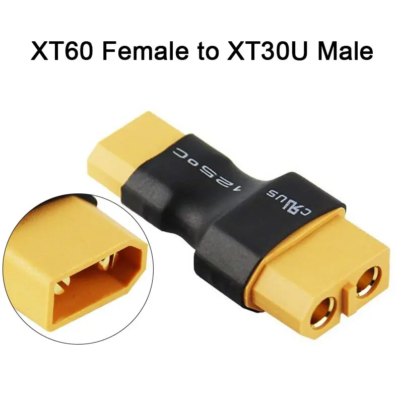 Amass Adapter Xt60 To Xt90 Ec5 Ec3 Trx T Deans Xt30u Female Male Connectors 4.0Mm Banana Plug Rc Lipo Battery Control Parts Diy 13