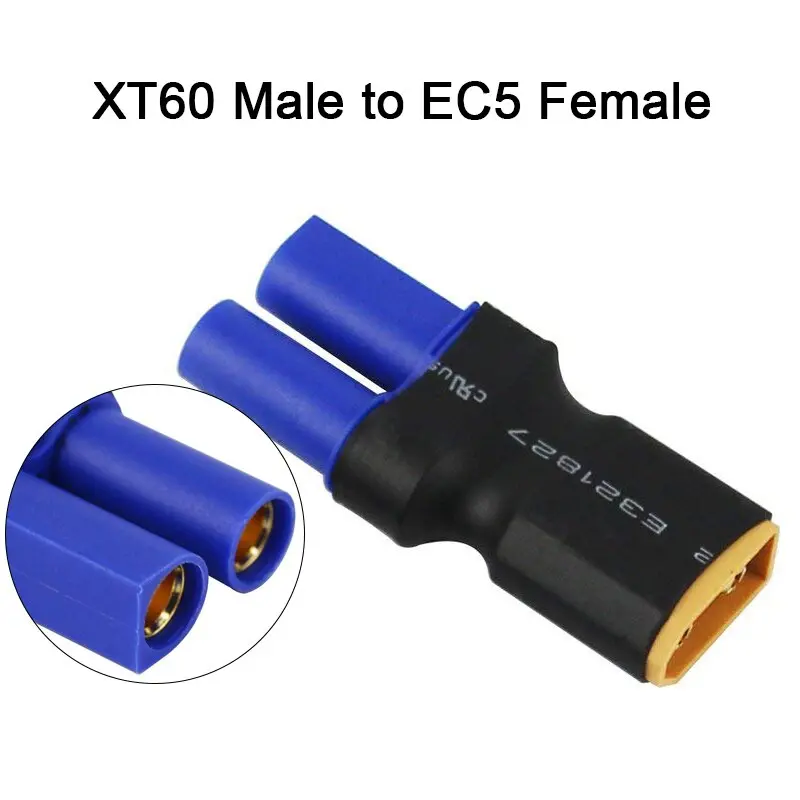 Amass Adapter Xt60 To Xt90 Ec5 Ec3 Trx T Deans Xt30u Female Male Connectors 4.0Mm Banana Plug Rc Lipo Battery Control Parts Diy 19