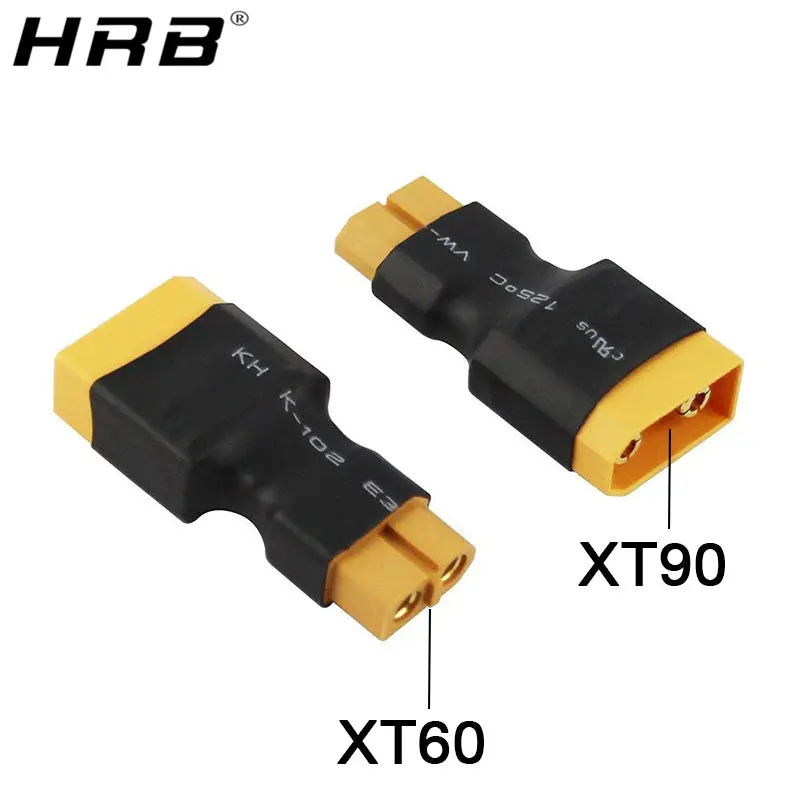 Amass Adapter Xt60 To Xt90 Ec5 Ec3 Trx T Deans Xt30u Female Male Connectors 4.0Mm Banana Plug Rc Lipo Battery Control Parts Diy 2