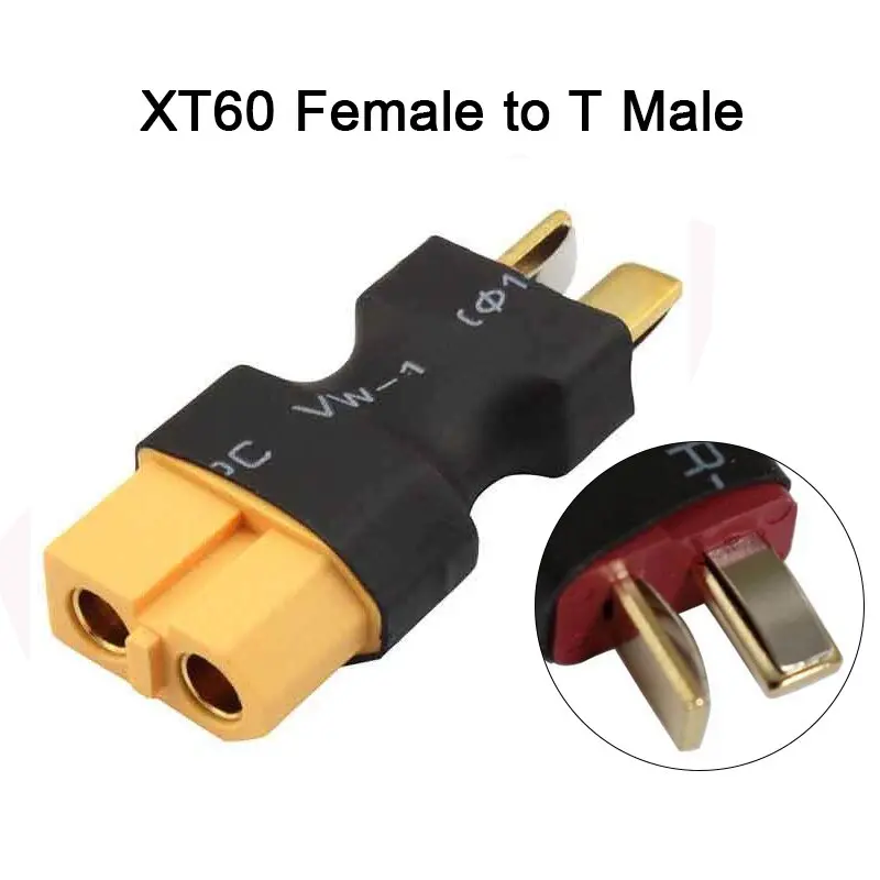 Amass Adapter Xt60 To Xt90 Ec5 Ec3 Trx T Deans Xt30u Female Male Connectors 4.0Mm Banana Plug Rc Lipo Battery Control Parts Diy 25